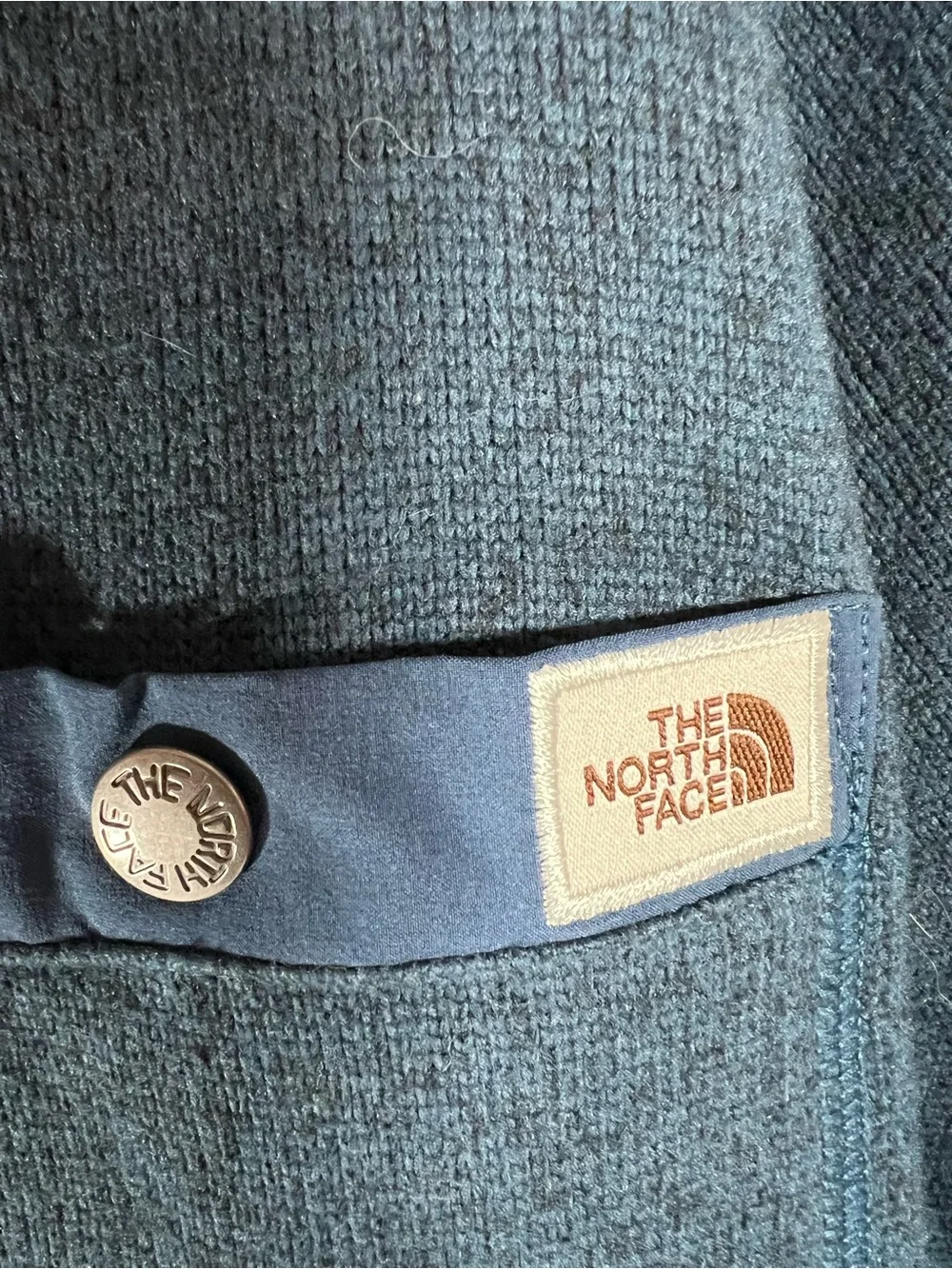 The North Face Men's Gordon Lyons Navy Blue Full-Zip Fleece Jacket